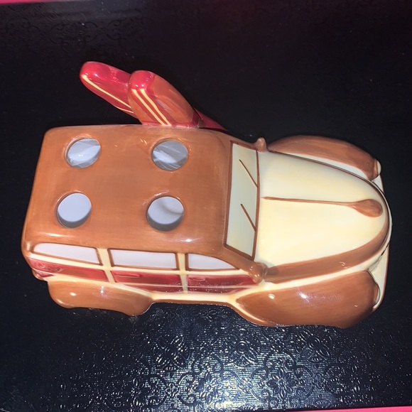 Surfer Beach Bum Studebaker Woody Station Wagon Toothbrush / Pen Pencil Holder - Picture 2 of 6